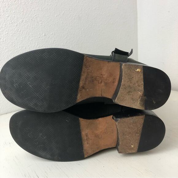 Cole Haan Nike Air Leora black leather moto boot size 6.5 - Picture 10 of 12